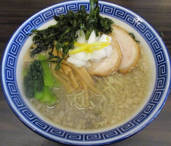 「烏賊背脂煮干中華そば　880円」@錦糸町中華そば さん式の写真