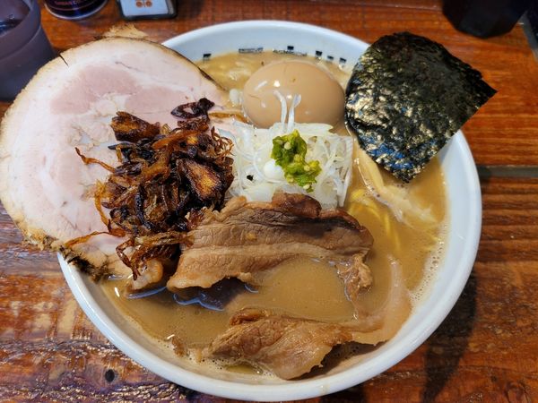 「濁りゼロ　悪魔肉　（濁り：バランス型）」@元祖一条流がんこラーメン たま館分店の写真
