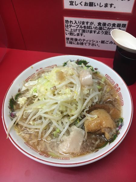 「ラーメン小(野菜大蒜脂)」@ラーメン二郎 京急川崎店の写真
