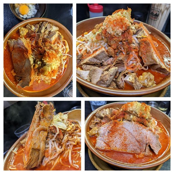 「魚火麺10辛➕麺増し➕麺増し➕GTO」@僕との麺の写真