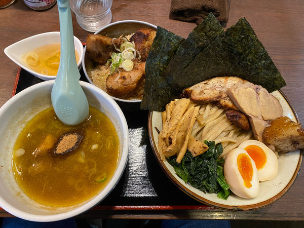「特製もりそば＋角煮丼」@麺屋こうじの写真