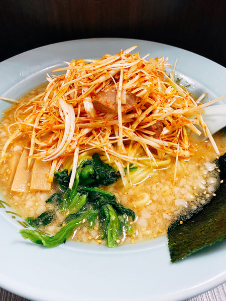 「ネギ味噌ラーメンネギトッピング」@ラーメンショップ椿 ひたちなか店の写真