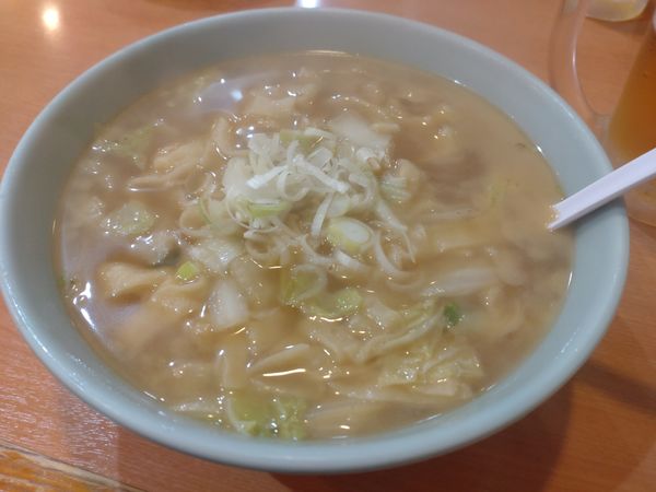 「家常麺(手打煮込み)」@中華園の写真