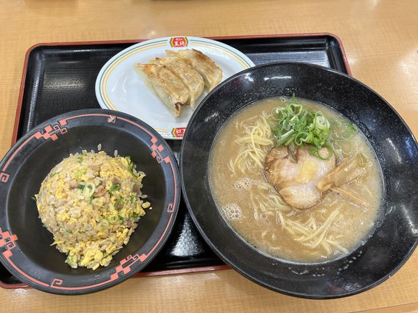 「こってりセット1018円」@餃子の王将 穂積店の写真