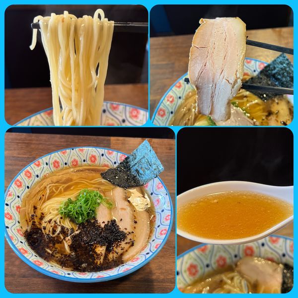 「醤油焦がしネギラーメン 大¥900」@カミカゼの写真