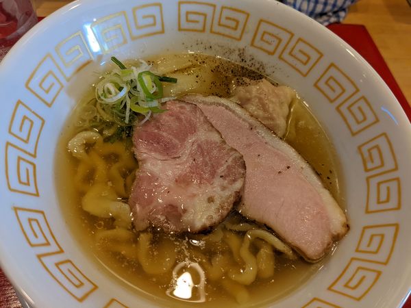 「煮干中華そば（塩）」@らーめん アンズノ木の写真