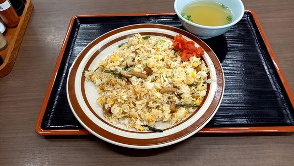 「山菜焼きめし」@お食事処 たばら食堂の写真