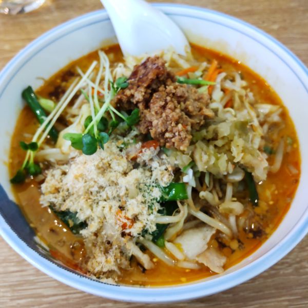 「【夏季限定】冷し李菜担担麺（￥870）」@パンダ 梅屋敷店の写真