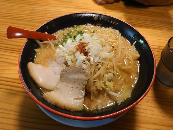 「味噌野菜ラーメン」@煮干しらあめん 燕黒の写真