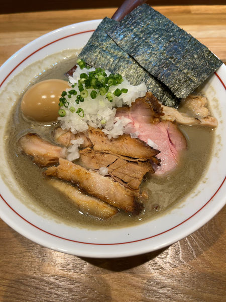 「特製中華そば1150+濃厚換50+味付き替玉250」@(SCLabo)の写真