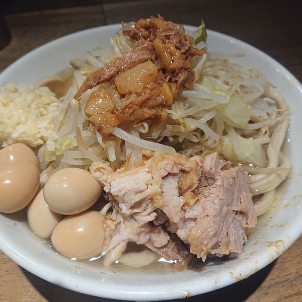 「ラーメン800円、うずら100円」@MEN YARD FIGHTの写真