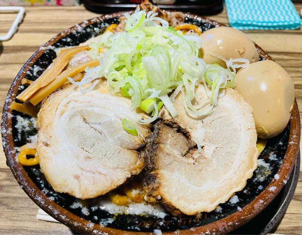 「爆盛油脂麺 950円」@らーめん 平太周 味庵 西大島店の写真