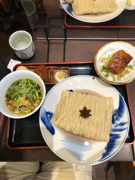 「特製つけそば　角煮飯」@食煅 もみじの写真