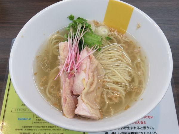 「塩生姜らー麺（850円）」@塩生姜らー麺専門店 MANNISH 神田西口店の写真