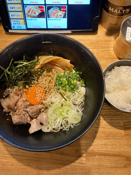 「和風まぜそば煮干し風味」@麺屋 華道の写真
