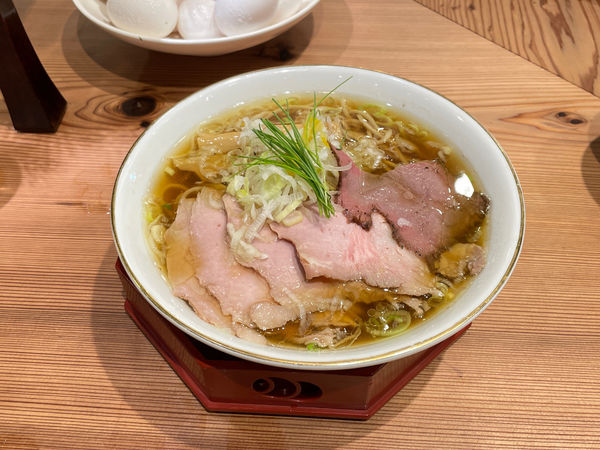 「レアチャーシュー清湯そば」@かね田の写真