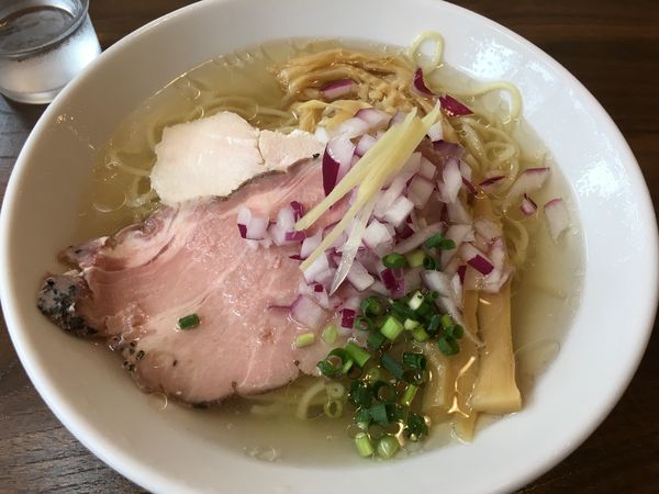 「カマス煮干しの冷やしそば(塩)」@麺堂HOMEの写真