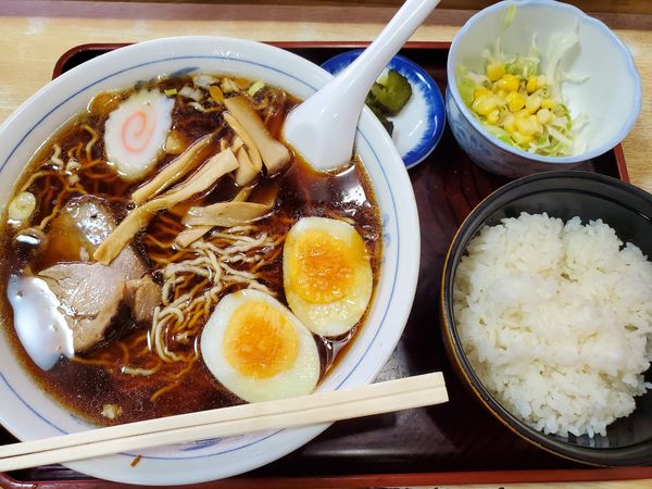 「ラーメン定食」@大黒庵 本店の写真