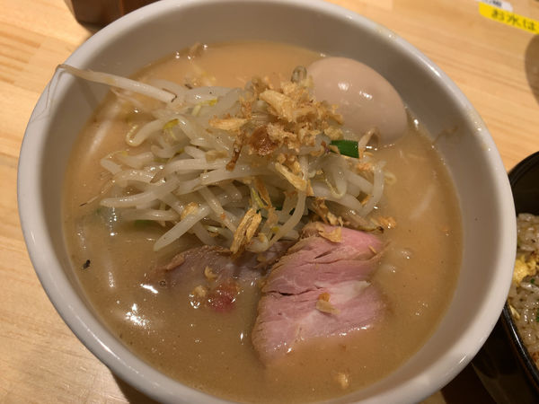「味噌ラーメン820円味玉100円」@花木流味噌 三鷹店の写真