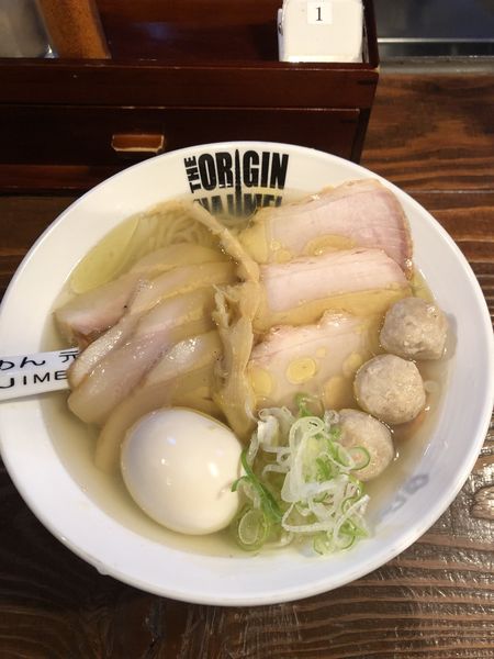 「特製塩らあめん1100円」@らあめん元の写真