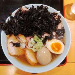 岩のりチャーシュー喜元門佐野風醤油+味玉