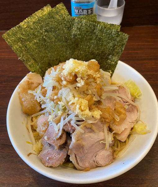 「冷やし中華　豚増し1枚　おいしい脂　のり」@ピコピコポンの写真