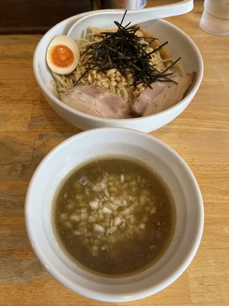 「半○特煮干つけそば（大盛）」@煮干そば とみ田の写真