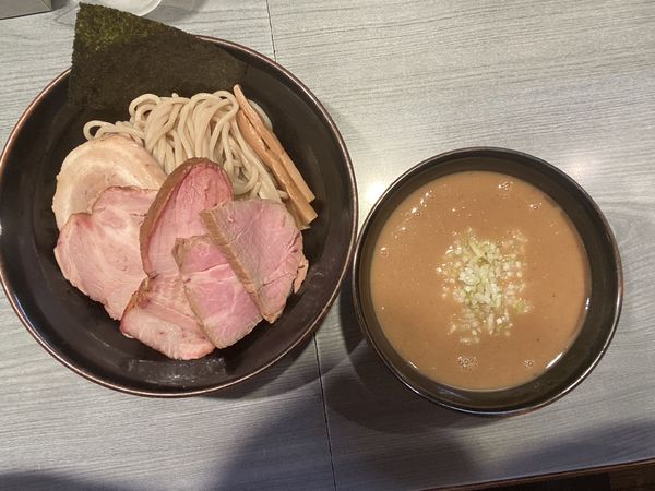 「つけ麺900+追加チャーシュー3種300」@喜乃壺の写真