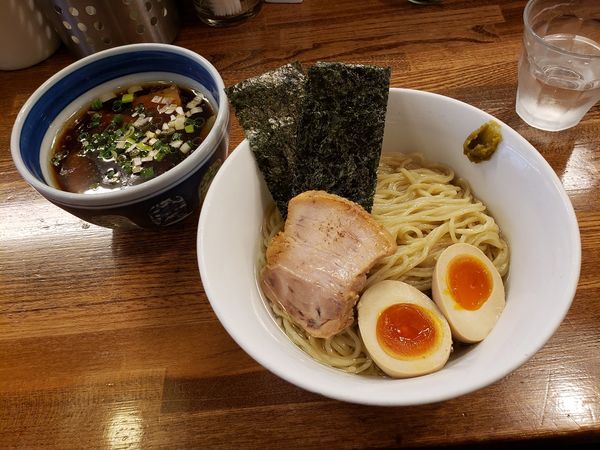 「夏季限定 昆布水 細つけ麺(並)+特製」@中華そば むら田の写真