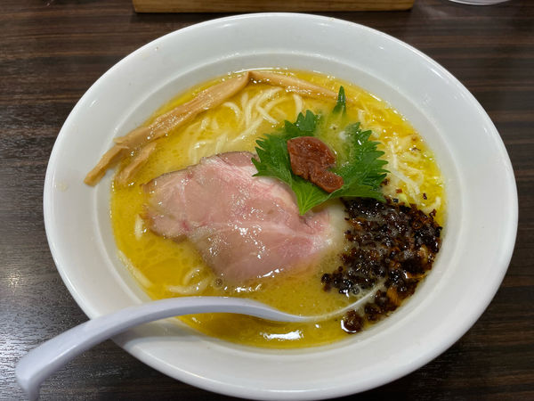 「濃厚鶏白湯ラーメン」@超濃厚鶏白湯ラーメン専門店 自家製麺 鶏ふじの写真
