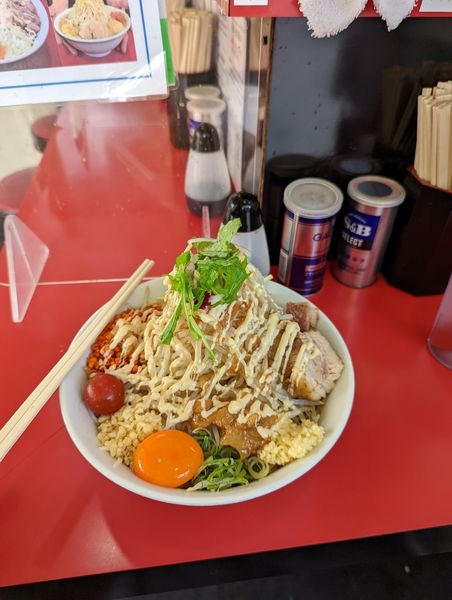 「冷しまぜそば」@用心棒 本号の写真