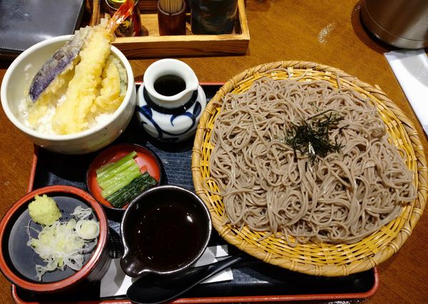 「大海老天丼定食（1,050円）」@信州そば処 そじ坊 大井町イトーヨーカドー店の写真