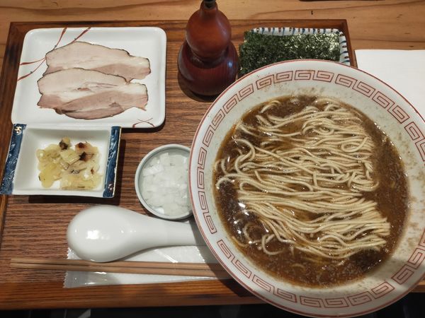 「鯖」@炭火焼濃厚中華そば 海富道の写真