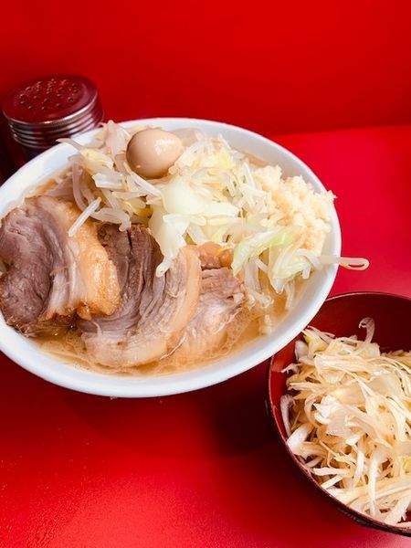 「ラーメン 850円　ネギ　100円」@麺屋HEROの写真