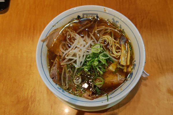 「炎ラーメン(並)」@たかばしラーメン 枚方店の写真