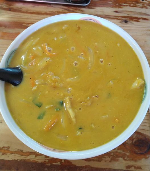 「カレーラーメン」@ラーメンミートの写真