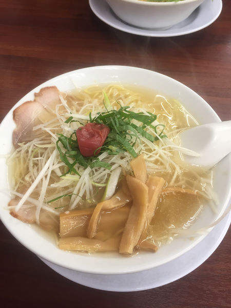 「梅しそらーめん」@京都北白川ラーメン魁力屋 瑞穂店の写真