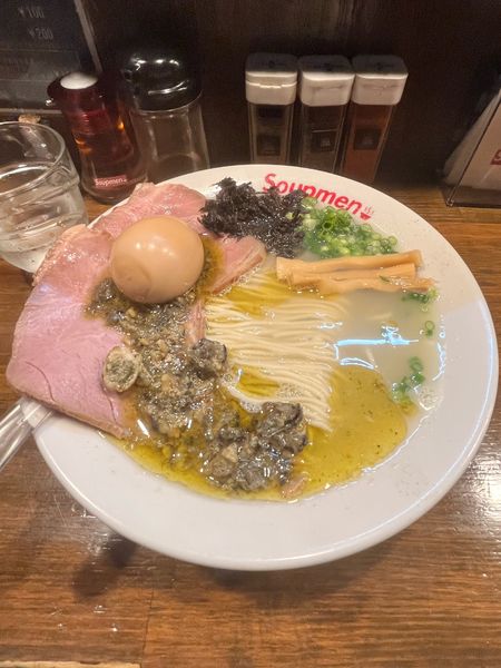 「牡蠣塩らぁ麺」@Soupmenの写真