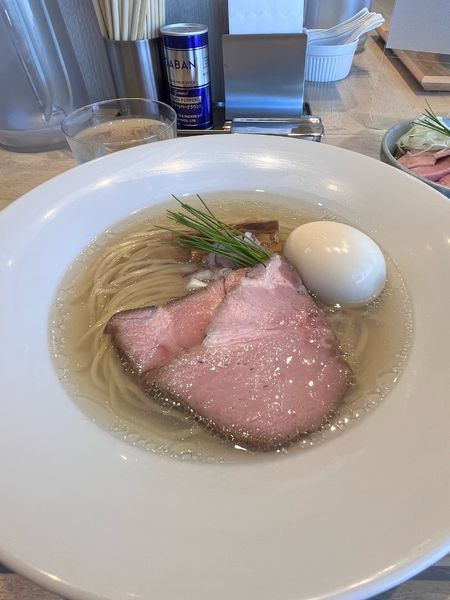 「味玉　中華蕎麦　塩」@宍道湖しじみ中華蕎麦 琥珀 東京本店の写真