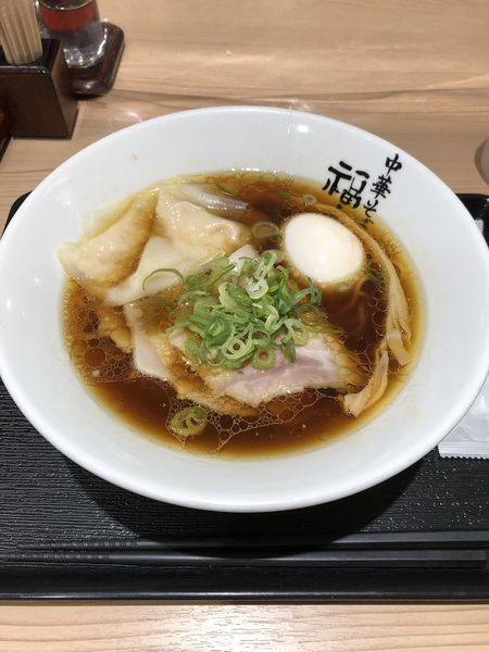 「中華そば　贅の盛り1170円」@極上中華そば 福味 東京駅KITTE店の写真