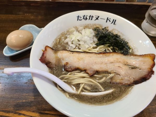 「【限定】タナニボイカ+味玉+和え玉」@たなか青空笑店の写真