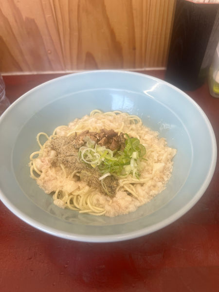 「背脂和え玉」@麺屋 結の写真