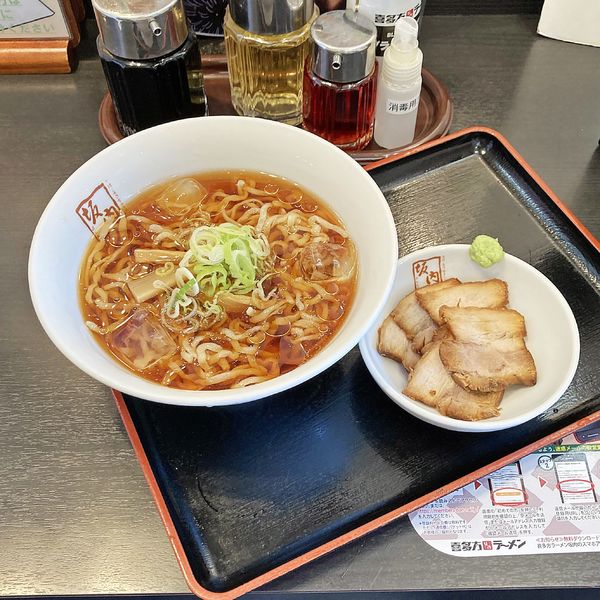 「和風冷やしラーメン」@喜多方ラーメン 坂内 四谷店の写真