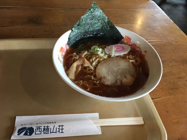 「醤油らーめん」@西穂山荘レストハウスの写真