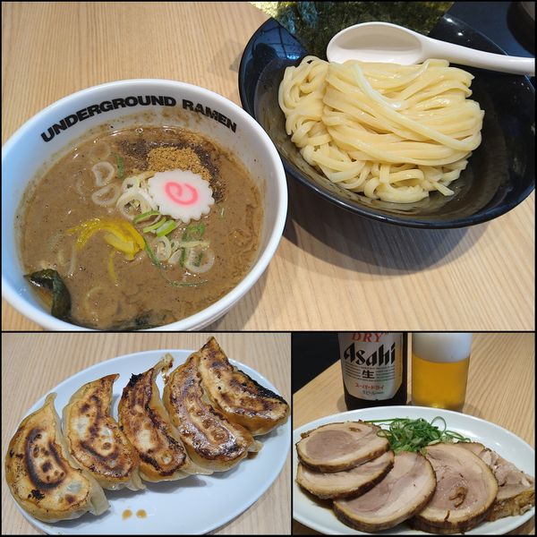 「つけめん（濃厚）￥880＋海苔￥100＝￥980」@UNDER GROUND RAMEN 頑者 グランエミオ所沢店の写真