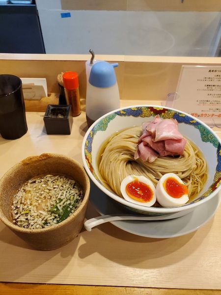 「ちょっとずつ鰹昆布水つけ麺」@つけめん金龍の写真