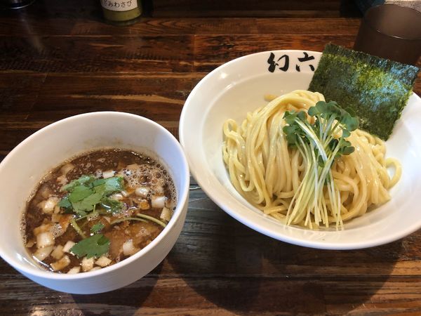 「醤油つけそば」@中華そば 幻六の写真