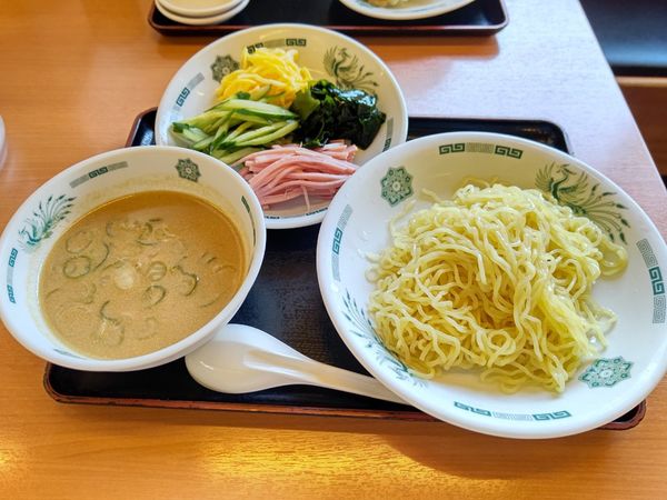 「ごま味噌冷し(並盛)570円」@日高屋 北本西口店の写真