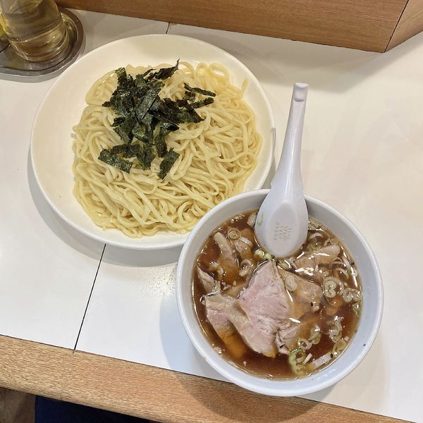 「ハーフチャーシューざるらぁめん」@らぁめん ほりうち 新橋店の写真