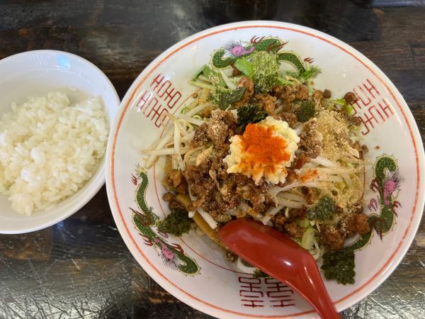 「まぜ二郎（半麺）」@麺場 風麟の写真